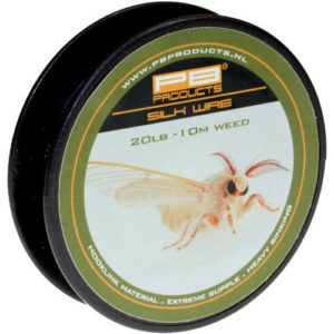 Повідковий матеріал PB Products Silk Wire 20lb Silt 10m - без обплетення, світло коричневий Зелений