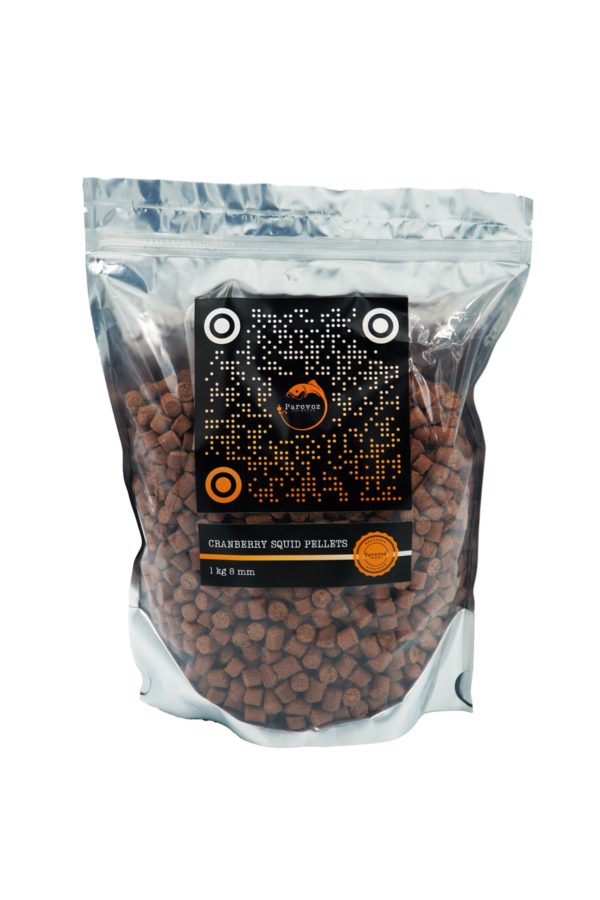Пеллетс Cranberry Squid Pellets 8 мм, 1 кг