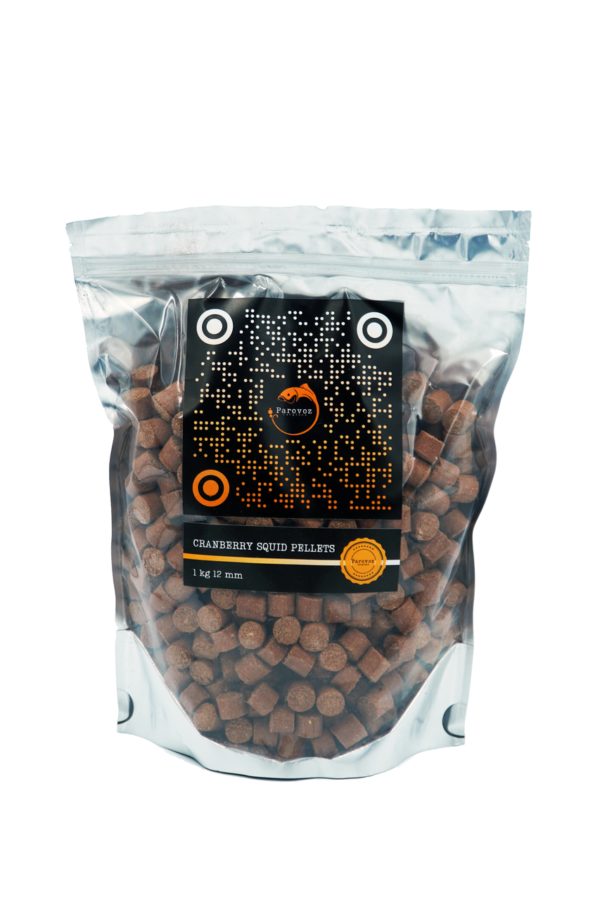 Пеллетс Cranberry Squid Pellets 12 мм, 1 кг