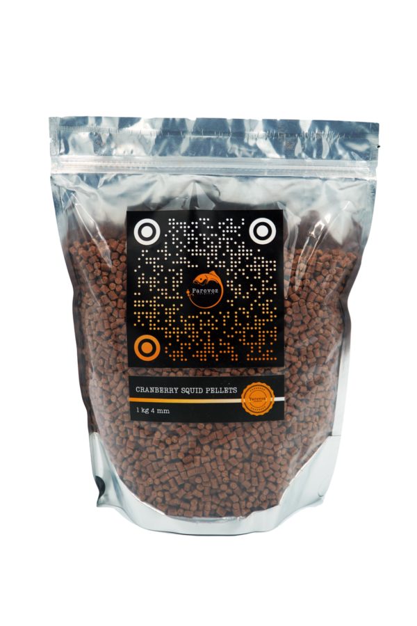 Пеллетс Cranberry Squid Pellets 4 мм, 1 кг