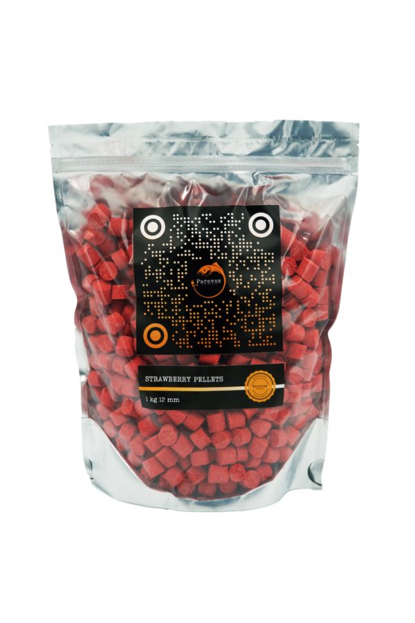 Пеллетс Strawberry Pellets 12 мм, 1 кг