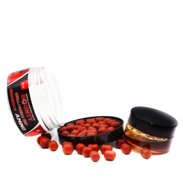 Бойли насадочні в діпі Bounty серія AMINO “KRILL / ROBIN RED” 10/14 мм