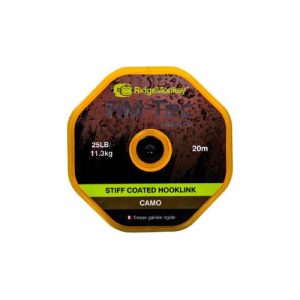 Поводковый материал RidgeMonkey RM-Tec Stiff Coated Hooklink Organic Brown 35lb 20м