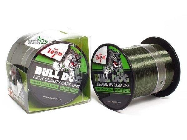 Карпова ліска зелена Bull-Dog Carp Line 300m 0.31mm PT 12.65kg
