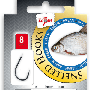 Поводок на леске с крючком - на леща CZ Snelled Hook, Bream, #14, Line Ø0,16mm/60cm, loop 15mm