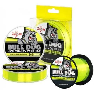 Карпова флуоресцентна волосінь Carp Zoom Bull-Dog Fluo Carp Line 300m, 0,31mm, салатова