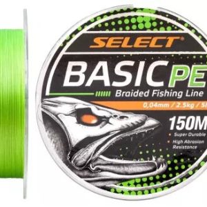 Шнур Select Basic PE Green 150m 0.04mm 5lb/2.5kg