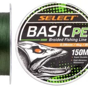 Шнур Select Basic PE Green 150m 0.08mm 8lb/4kg