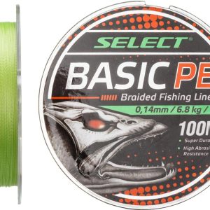 Шнур Select Basic PE Light Green 150m 0.14mm 15lb/6.8kg