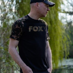 Футболка Fox Raglan T-Shirt Black Camo - L