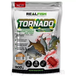 прикормка RealFish TORNADO Лящ ПРЯНИК-КОРИЦЯ