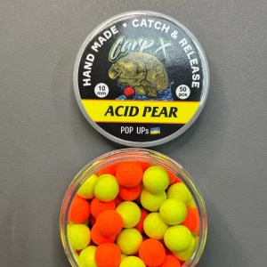 Бойли плаваючі pop ups ACID PEAR 10мм ТМ CarpX