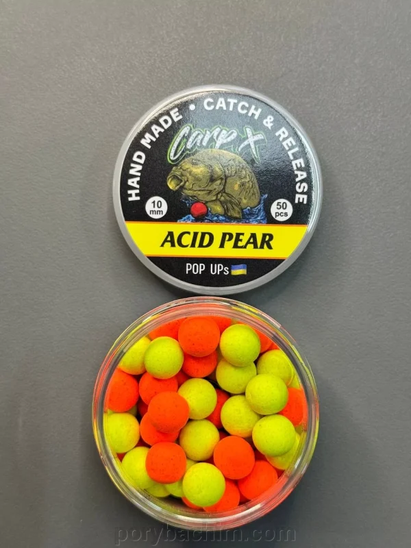 Бойли плаваючі pop ups ACID PEAR 10мм ТМ CarpX