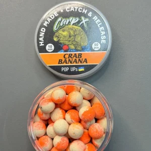 Бойли плаваючі pop ups CRAB BANANA 10мм ТМ CarpX