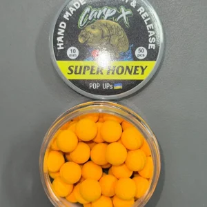 Бойли плаваючі pop ups SUPER HONEY 10мм ТМ CarpX