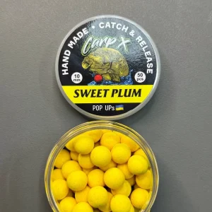 Бойли плаваючі pop ups SWEET PLUM 10мм ТМ CarpX