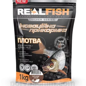 Рибальська прикормка RealFish Плітка Коріандр-Арахіс 900 г