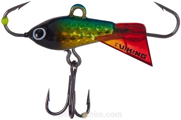 балансир Viking Fishing Yeti Ice Jig 20mm 3.0g #2 Green Glam — зимова приманка для хижої риби