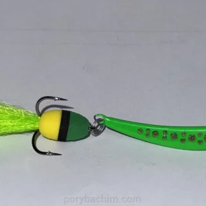 Блешня ЛИЖА 18г к. Зелений (Green) на хижака ТМ "Профмонтаж"