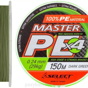 Шнур Select Basic PE 150m 0.18 mm 22lb/9.9кг