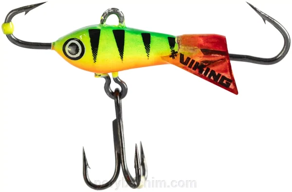 Балансир Viking Fishing Yeti Ice Jig 15mm 1.5g #04 Fire Perch