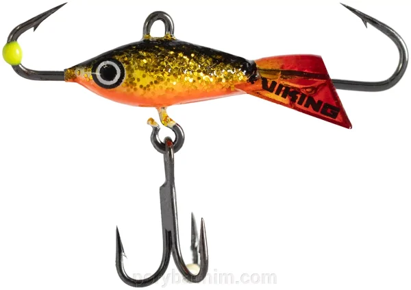 Балансир Viking Fishing Yeti Ice Jig 15mm 1.5g #10 Golden Dark
