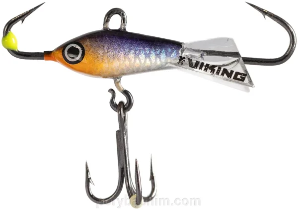 Балансир Viking Fishing Yeti Ice Jig 15mm 1.5g #20 Violet Anchovy