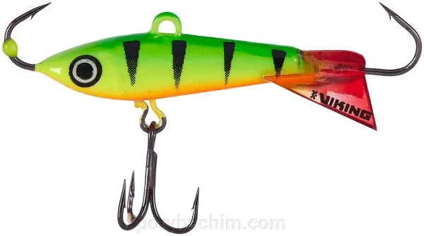 Балансир Viking Fishing Yeti Ice Jig 30mm 5.0g #4 Fire Perch