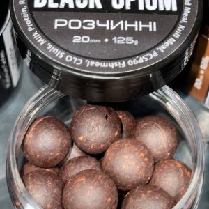 Бойли насадочні розчинні Black Opium 20 мм ТМ Crazy Carp