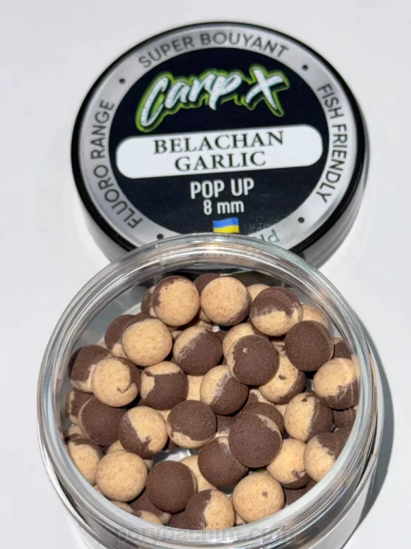 Бойли плаваючі POP UPS - BELACHAN GARLIC (БІЛАЧАН ЧАСНИК) 8мм ТМ CarpX