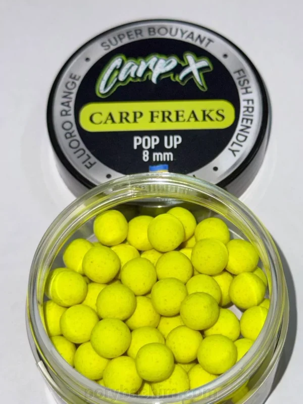 Бойли плаваючі POP UPS - CARP FREAKS (Ваніль Ягоди) 8мм ТМ CarpX