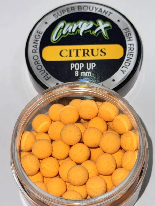 Бойли плаваючі POP UPS - CITRUS (ЦИТРУС) 8мм ТМ CarpX