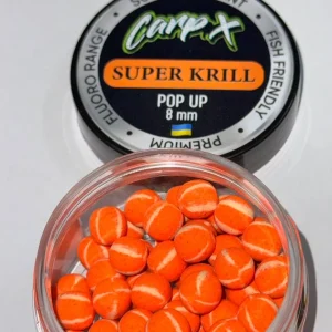 Бойли плаваючі POP UPS - SUPER KRILL (Кріль) 8мм ТМ CarpX