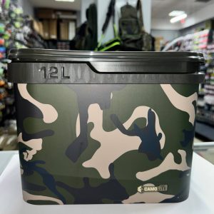 Ведро FOX с пластиковой ручкой и крышкой 12л В22*Ш30*Д26см