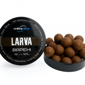 Бойли варені CrazyCarp насадкові Larva - 15 мм