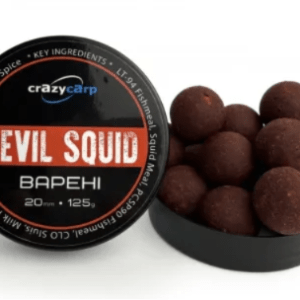 Бойли Crazy Carp Hookbaits насадочні варені Devil Squid - 15мм