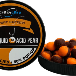 Бойли Crazy Carp Hybrid Wafters 12mm Devil Squid & Acid Pear