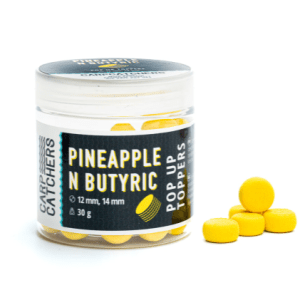 Бойли pop-up Carp Catchers Toppers "Pineapple N Butyric" 12, 14mm