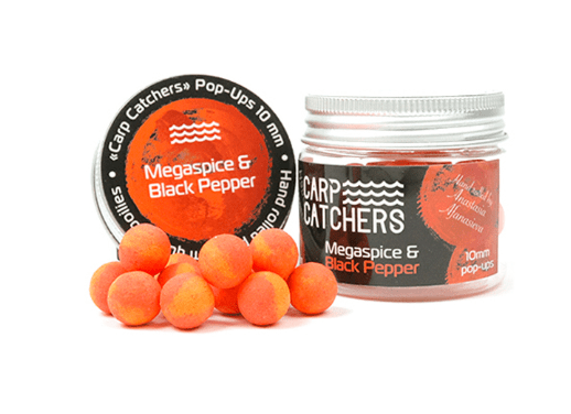 Бойли pop-up Carp Catchers Megaspice&Black Pepper 10мм