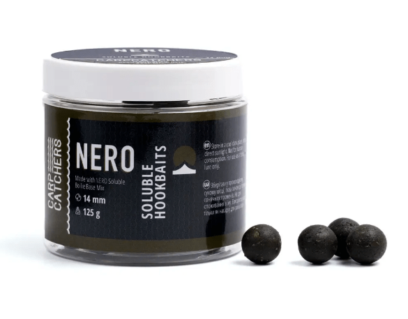 Бойли насадочні розчинні тонучі Carp Catchers Impulse Hookbaits - NERO - Ø14мм