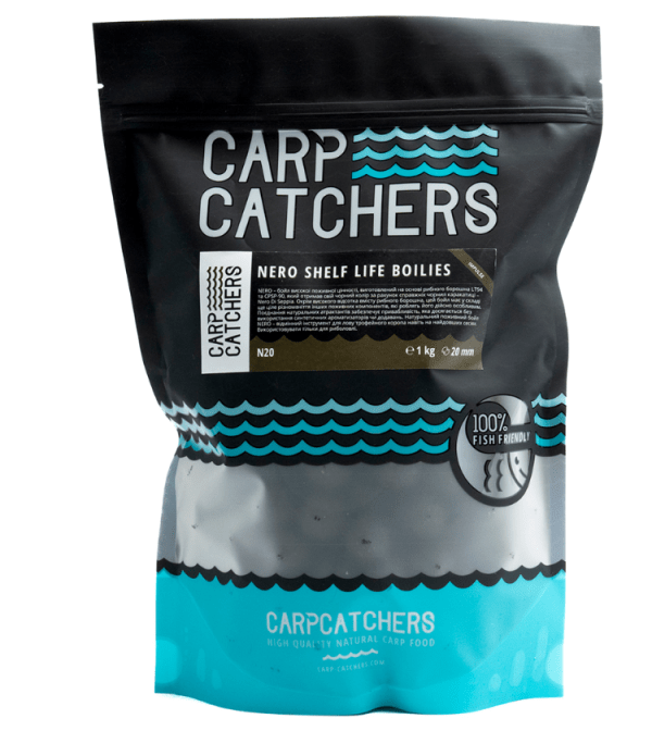 Бойли прикормочні варені Carp Catchers NERO 1 kg