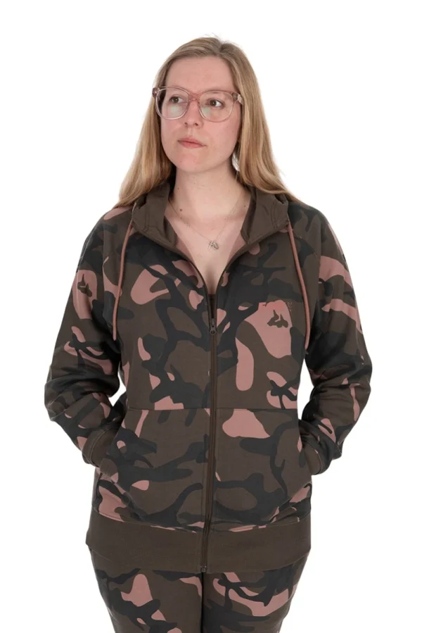 Fox Womens Zipped CAMO Hoodie розмір S (8-10)