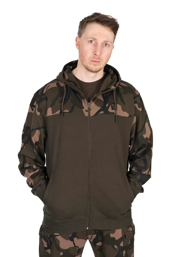 Толстовка Fox LW Khaki/Camo Split Zip Hoody MEDIUM